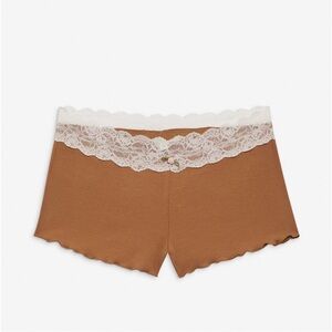 NEW FOR LOVE & LEMONS eisley ribbed knit short